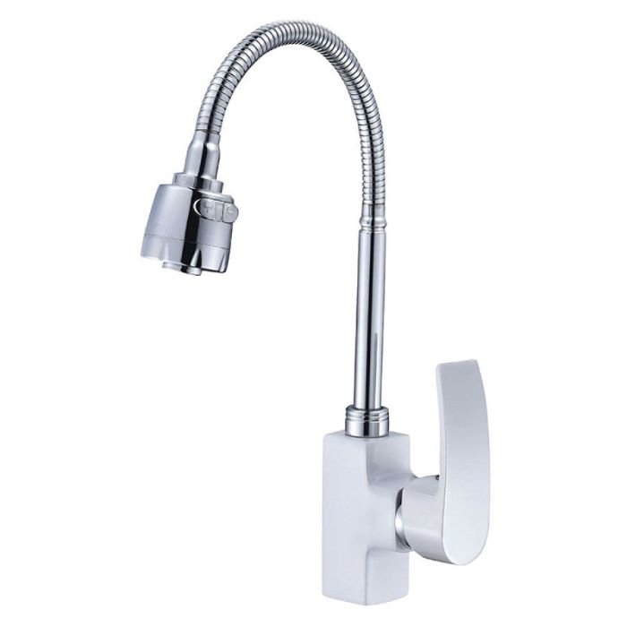 Смеситель кухня MIXXUS MAGNUM 011 (NUT) WHITE-CHROME REFL. (10 шт/ящ) 1 Смеситель кухня MIXXUS MAGNUM 011 (NUT) WHITE-CHROME REFL. (10 шт/ящ) 1