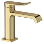Смеситель умывальник MIXXUS PREMIUM DALI 001 (NUT) BRUSHED GOLD (цвет мат. золото) (10 шт/ящ)