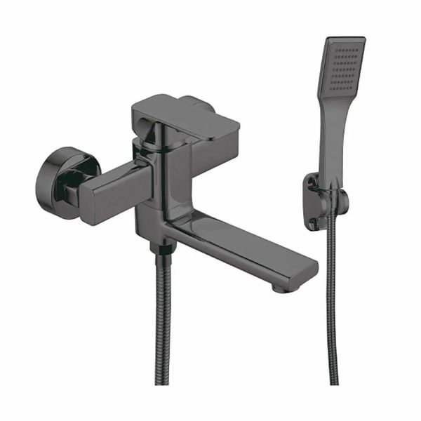 VIEIR Смеситель для ванны V113531G однорычажный с с коротким поворотным изливом (графит) (10/1шт) 1 VIEIR Смеситель для ванны V113531G однорычажный с с коротким поворотным изливом (графит) (10/1шт) 1