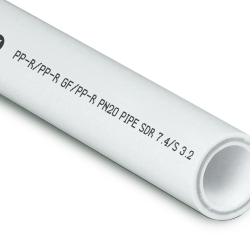 РТП Труба PPR/GF/PPR(стекло.) 63х 8,6 PN20 БЕЛЫЙ 4м (20м/5шт) 1