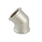 Угольник 45° никелированный 1/2 г/г (ZEISSLER) TIM (10/160)