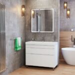 (F3) Flat 100/2 тумба напольная (раковина Line 100) 3