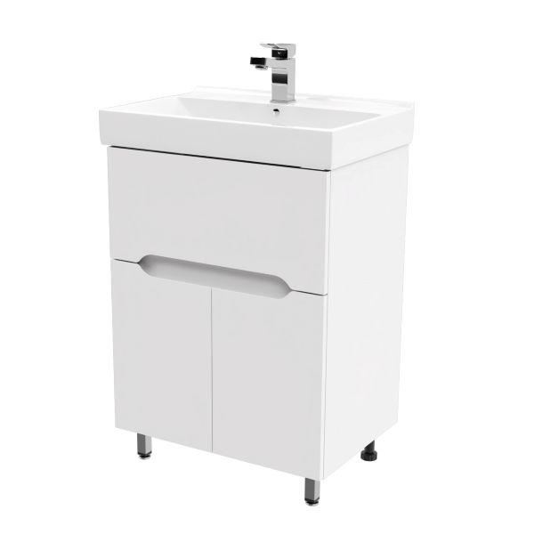 (F4) Soho Quadro Light 60 тумба напольная (раковина Fest-60) 1