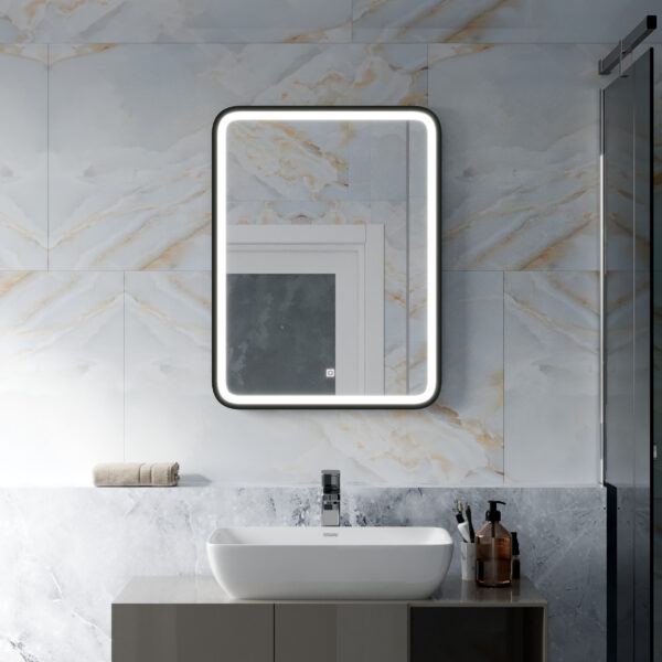 Premier Black 60*80 зеркало c подсветкой 1