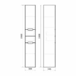 Soho 30 пенал напольный универсальный 3