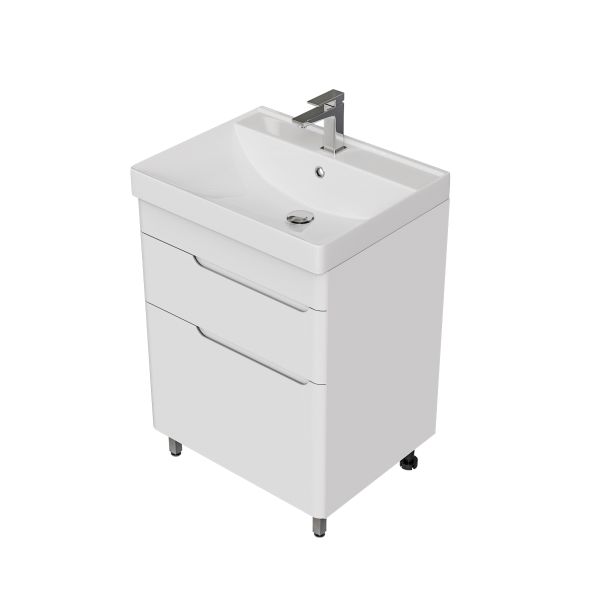 (F1) Flat 60/2 тумба напольная (раковина Line 60) 1 (F1) Flat 60/2 тумба напольная (раковина Line 60) 1
