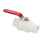 MAK Кран шаровый 3/4", м/м ручка, полипропиленовый, из АБС пластика