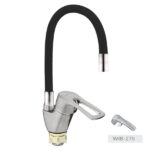 Смеситель кухня ZERIX YUB 279 REFLECTOR BLACK (10 шт/ящ)