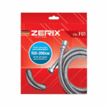 Шланг ZERIX  Chr.F01 растяжной 150-200 см УПАКОВКА КОРОБКА  (48 шт/ящ)