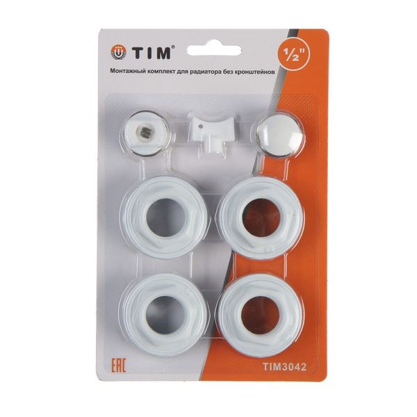 Набор пробок радиаторный без кроншт. 1/2", (7 предметов) TIM 1