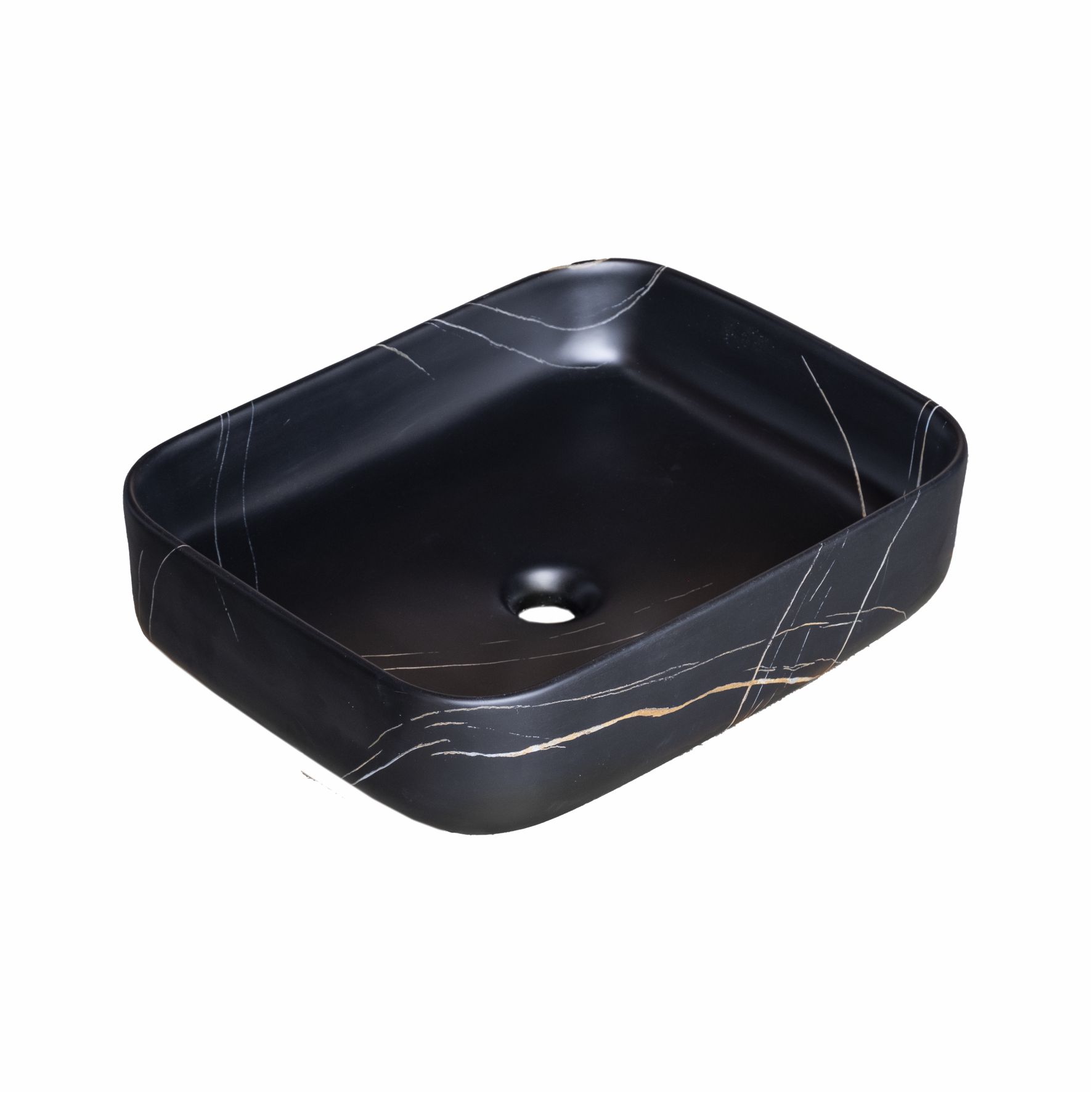 Shell-0619 Black Marquina раковина керамическая накладная (51,5*40*13) 1 Shell-0619 Black Marquina раковина керамическая накладная (51,5*40*13) 1