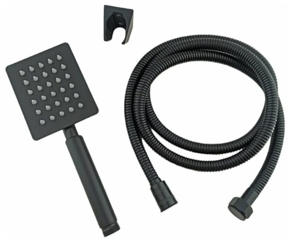 MIXXUS Набор MIXXUS SHOWER SET-02.SUS(шланг,лейка,кронш) из нерж.ст. SUS304 (УП.БЛИСТЕР)черн(60) 1