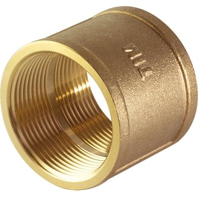 Муфта латунная 11/2"г/г TIM (5/25) 1