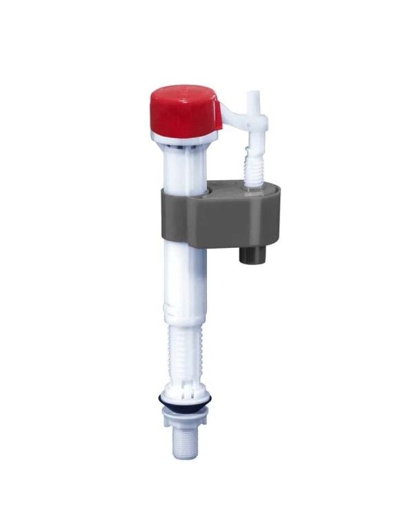 KOER KT-0104-1/2" Арматура НАПОЛНИТЕЛЬНАЯ с НИЖНИМ подключ. и пласт. резьбой 1/2" (50 шт/ящ) 1