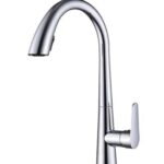 Смеситель для кухни MIXXUS PREMIUM WARTA 014 с выдвижным изливом (Цвет хром) (8 шт/ящ)