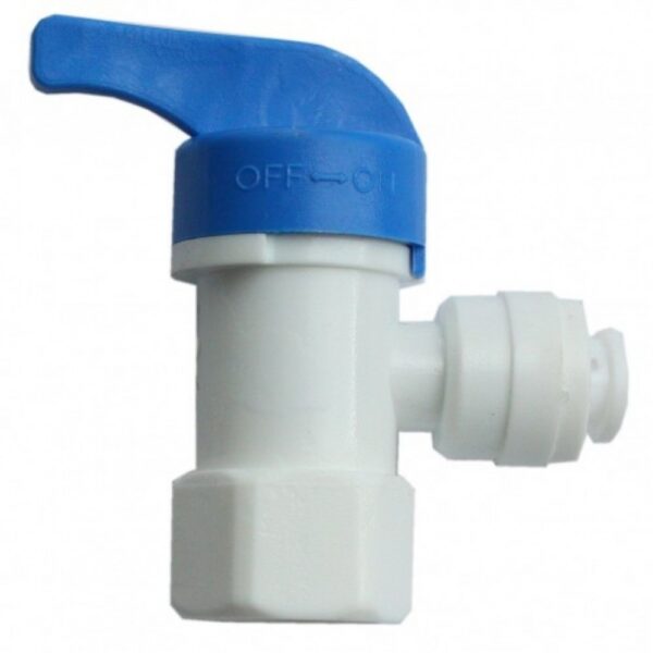 Фитинг Кран Угловой РВ1/4"-Т1/4" 1