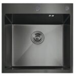 MIXXUS MH5050 GRAPHITE (MH5050 NANO-BLACK) (3.0/0.8) Мойка из нерж. стали (цв. графит) (1 шт/ящ)