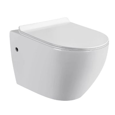 PANDORA 2 унитаз подвесной с крышкой Soft-close БЕЗОБОДКОВЫЙ 1