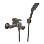 Смеситель для ванны MIXXUS PREMIUM KUBUS 009 EURO GRAPHITE (8 шт/ящ)