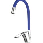 Смеситель кухня MIXXUS FANY 011 (NUT) REFL.BLUE (без подводки) (12 шт/ящ)