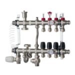 KOER KR.S1012-03 Коллектор со встроенным смесит. узлом 1"х3 SUS304 и евроконусами 3/4-16 (5 шт/ящ)