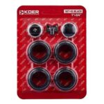 KOER SET-02.BLACK Комплект для радиатора 3/4" Без креплений (цвет черный) (40 шт/ящ)