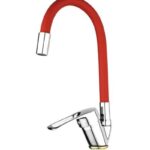 Смеситель кухня MIXXUS FANY 011 (NUT) REFL.RED (без подводки) (12 шт/ящ)
