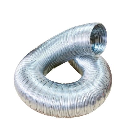 Воздуховод AVA D100 гофрированный алюминий AURAMAX 1