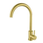 Смеситель кухня MIXXUS SUS-011 BRUSHED GOLD из нерж. ст. SUS304 (Цвет матовое золото) (10 шт/ящ)
