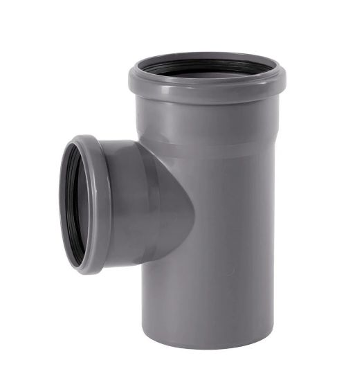BF Тройник канал. BFPlastek HTEA DN 110x110x87.5° 1