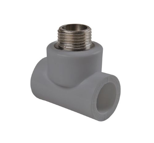 Тройник комбинир. ПП D25х1/2"х25 НР GRAY (10/50) 1 Тройник комбинир. ПП D25х1/2"х25 НР GRAY (10/50) 1