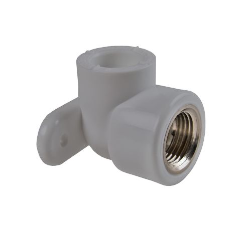 Угольник комбинир. с крепл. ПП D20-1/2"ВР GRAY (14/70) 1