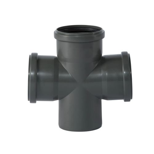 BF Крестовина канал.BFPlastek HTDA DN 110x110x110x87.5° 1