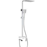 Душевая колонна со смесителем KOER KB-56007-04, 3 функции (Цвет хром+белый) (3 шт/ящ)