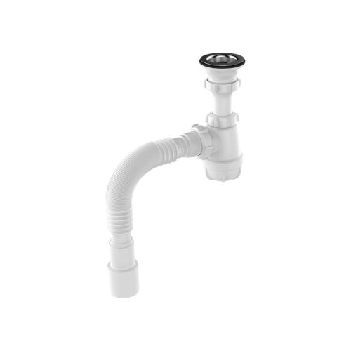 Z-PRO 3005, Сифон для умывальника 1 1/2х40 с метал.решетк. с гт 40х40/50,в комплекте дв ZEGOR 1