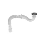 Z-PRO 5005, Сифон для душевого поддона 1 1/2"х40 с мет.реш. с г.т. 40х40/50,длина винта 60 мм ZEGOR