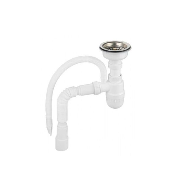 VIEIR Сифон для раковины с прямоугольным переливом 1 1/2", 40/50 мм VP41 (50/1шт) 1