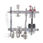 KOER KR.S1012-02 Коллектор со встроенным смесит. узлом 1"х2 SUS304 и евроконусами 3/4-16 (5 шт/ящ)