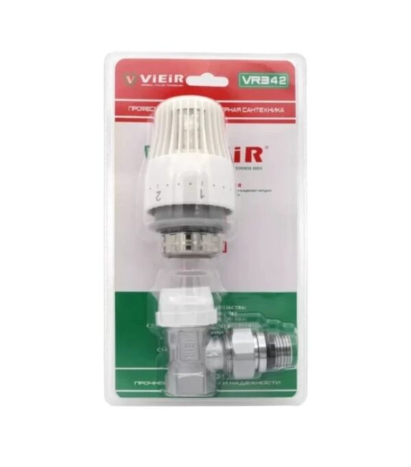 VIEIR Комплект терморег.1/2" УГЛОВОЙ VR342 (25/1шт) 1